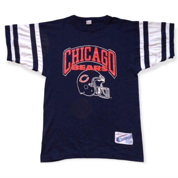 VINTAGE 80s CHICAGO BEARS TEE - Picture 1 of 5